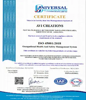ISO 45001:2018 Certificate