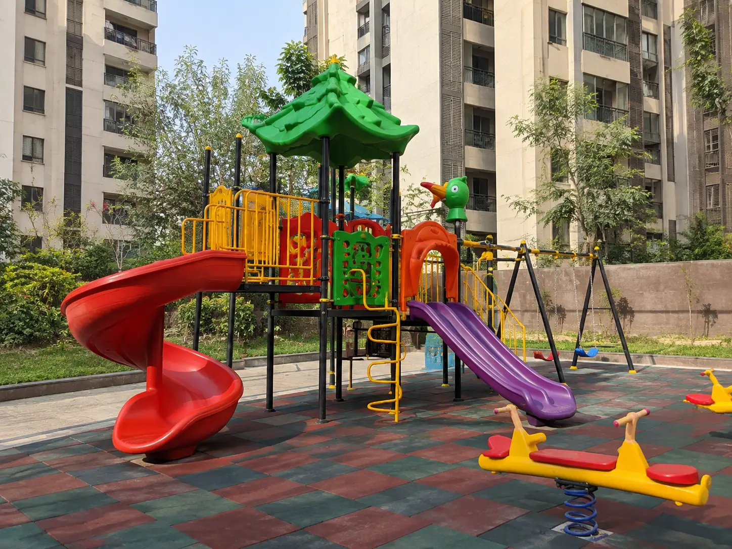 TogglePlay playground equipment manufactured at our Delhi facility