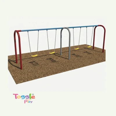 Arch Swing Set 4 Seater Outdoor Playground for Kids
