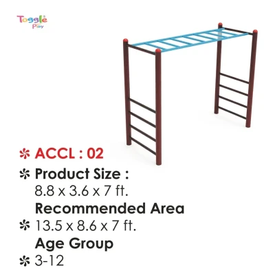 Kids Monkey Bar Climber with Ladder