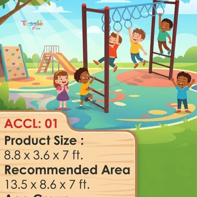 Loop Rung Climber for Playground | Outdoor Kids Climbing Equipment