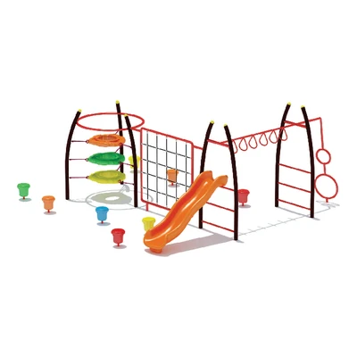Multi Activity Climber with Slide ACCL-12