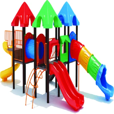Outdoor Multi Play System with Connecting Bridge and Climber ACMPS-007