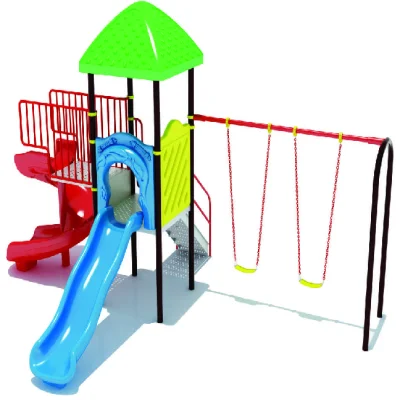 Compact Multi Play Station with Bridge Swing and Balancing Beam ACMPS-011