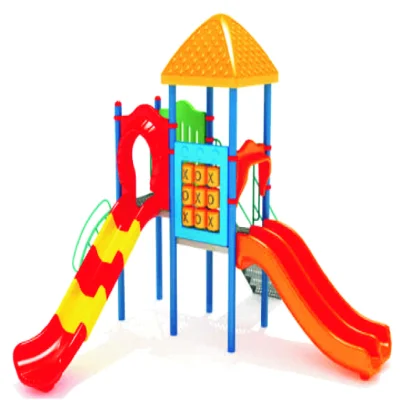 Compact Kids Multi Play System with Central Slide ACMPS-013