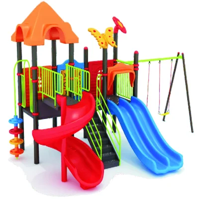 Multi Play Station with Slide and Climbing Deck ACMPS-014