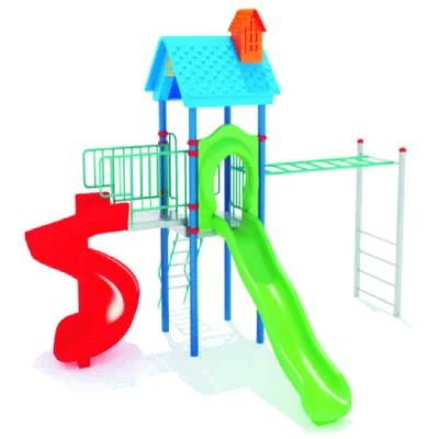 Kids Multi Play Station with Central Slide and Climber ACMPS-016