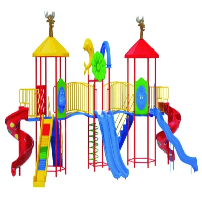 Large Multi Play Station with Balancing Slide and Climber ACMPS-018