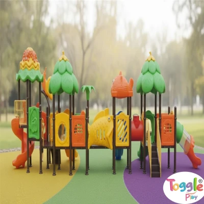 Outdoor Kids Multi Play Station | Garden Playground Slide Set - View 3 | TogglePlay