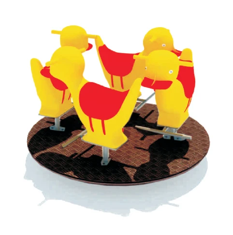 Four Bird Seat Platform Merry Go Round (ACMGR-04)