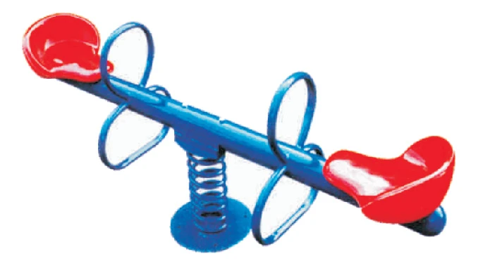 Spring Supported Two Seat See Saw (ACSS-03)