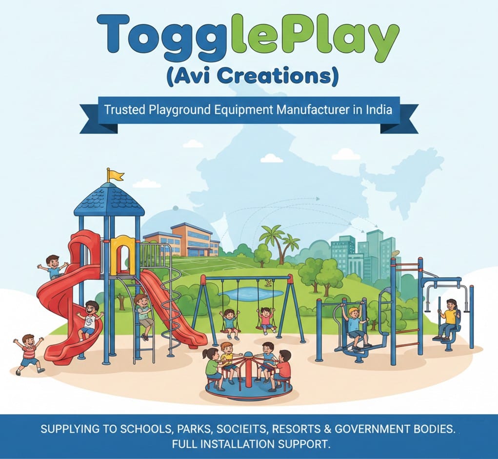 toggleplay playground equipment manufacturer delhi