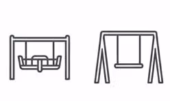 Playground Slide for Parks Schools | FRP Slide Wholesale India 15 Playground Swings