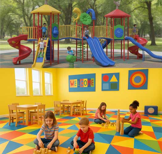 Vinyl Flooring for School & Office Use