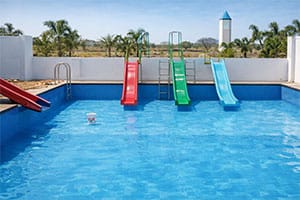 water park pool slide